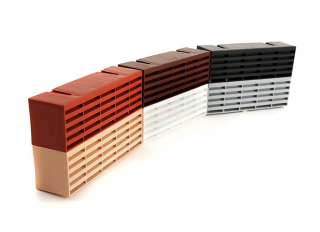 Timloc Plastic Air Brick Buff 215x75mm (9x3in)