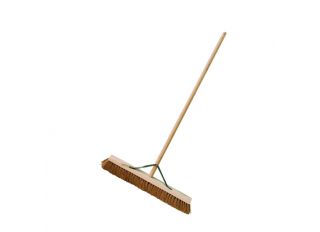 Soft Coco Platform Broom 24in w/ Handle And Stay