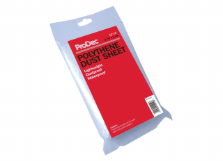Rodo Prodec Polythene Dust Sheet 3.6x2.7m (12x9ft)