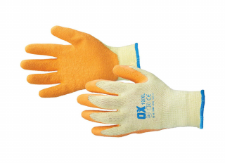 Ox Latex Grip Gloves Size 9 Large