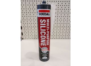 Soudal Multi-Purpose Silicone Brilliant White 270ml
