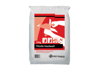 British Gypsum Thistle Hardwall Plaster 25kg