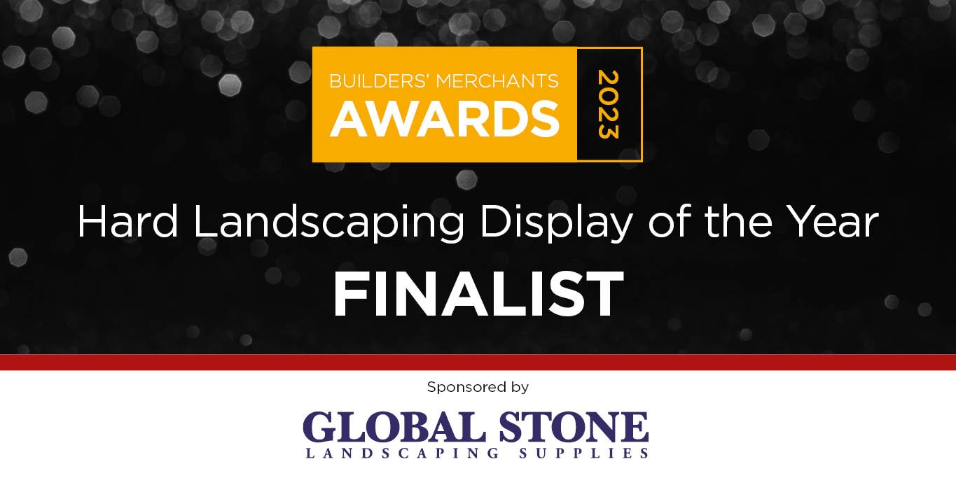 We're a Hard Landscaping Display Finalist in the Builders' Merchants Awards!