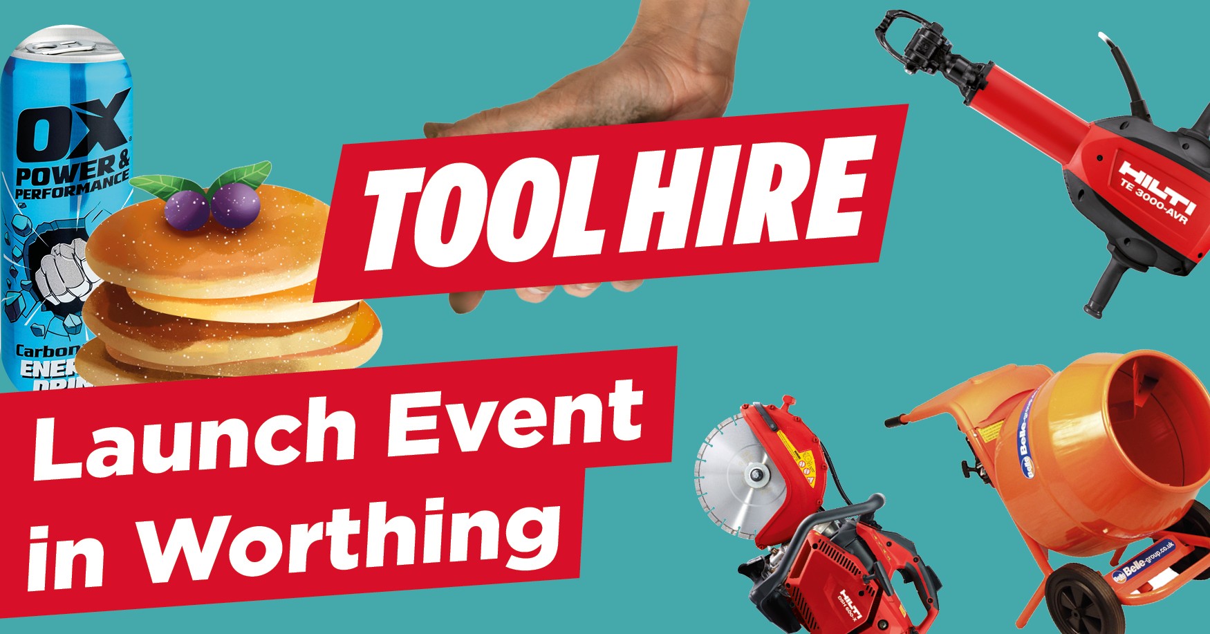 Tool Hire Launch Event Announced for Worthing